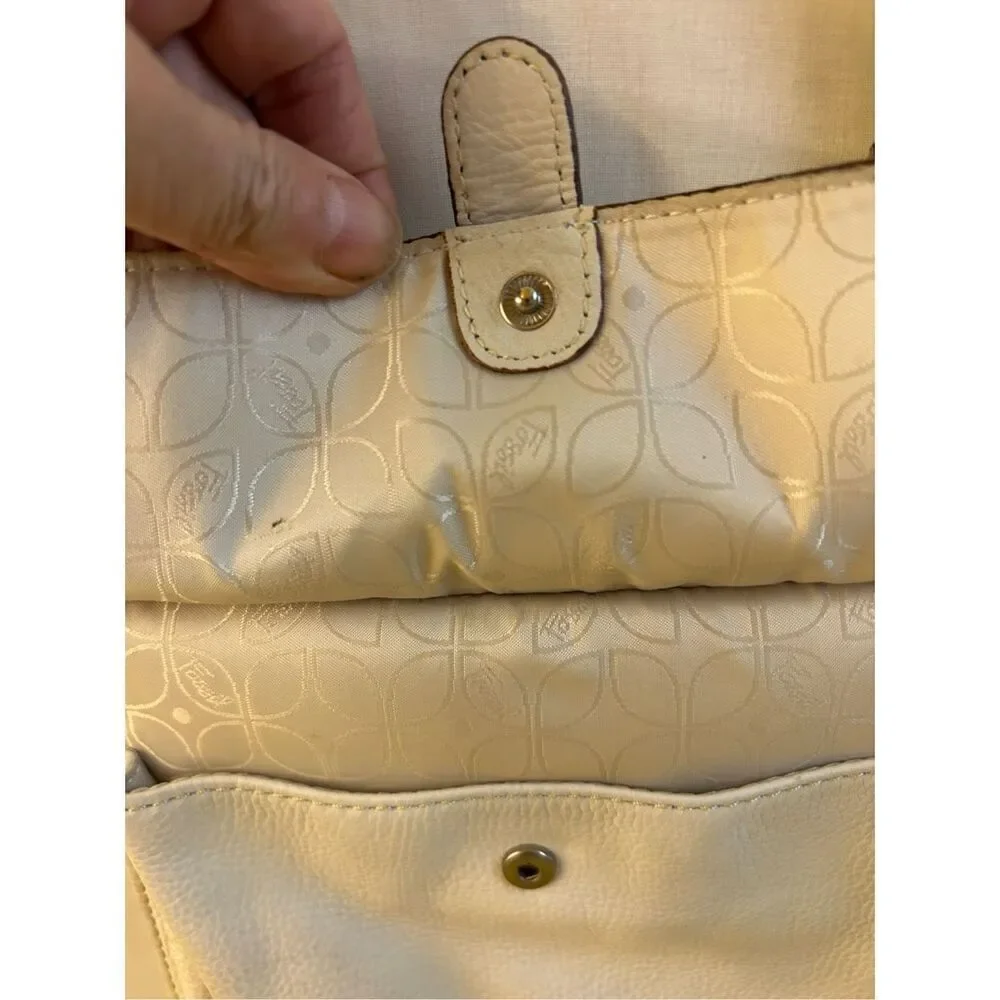 Fossil leather crossbody cream color (discoloration) 8